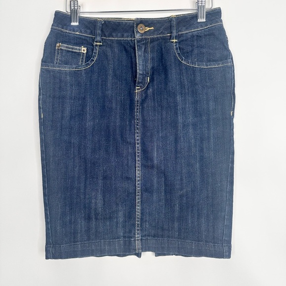 H&M denim pencil mini skirt size 4 - Picture 1 of 11